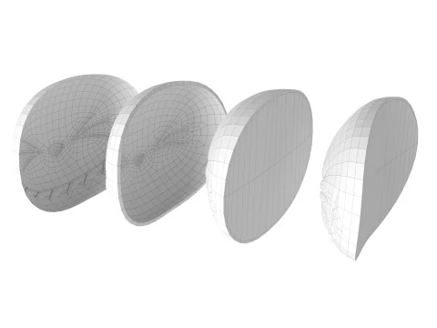 Face Labubu - Laughing 3D Print Model