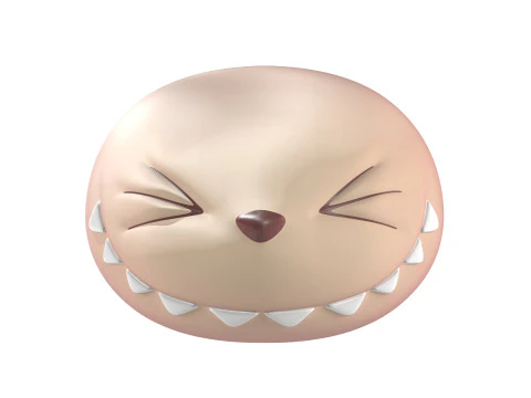 Face Labubu - Laughing 3D Print Model
