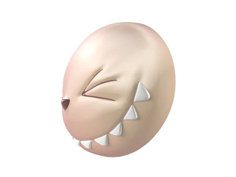 Face Labubu - Laughing 3D Print Model