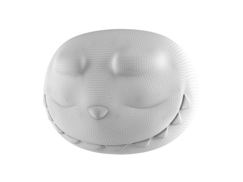Face Labubu - Close Eyes 3D Принт Модель