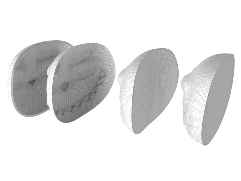 Face Labubu - Close Eyes 3D Принт Модель