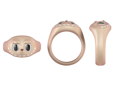 Labubu Ring Modelo de Impressão 3D