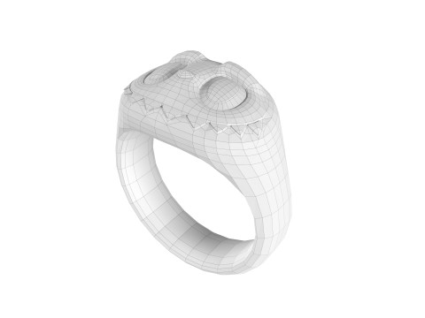 Labubu Ring Modelo de Impressão 3D