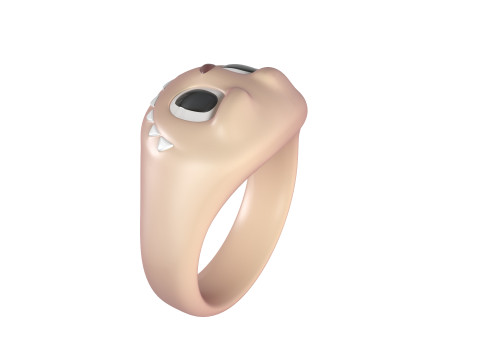 Labubu Ring Modelo de Impressão 3D