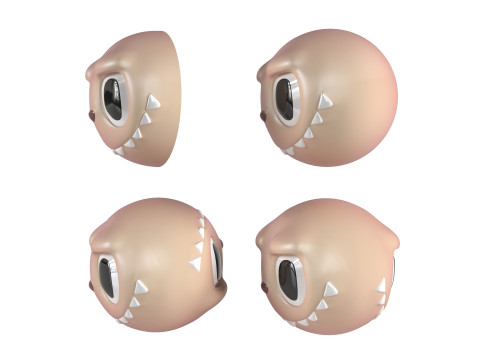 Labubu - Ball 3D Print Model