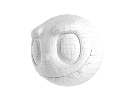 Labubu - Ball 3D Print Model
