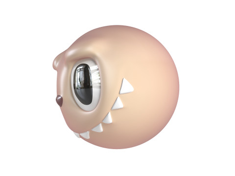 Labubu - Ball 3D Print Model