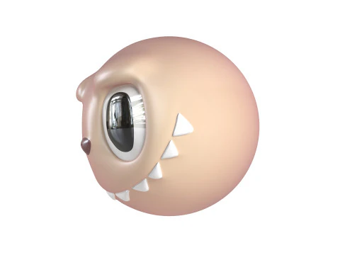 Labubu - Ball 3D Print Model