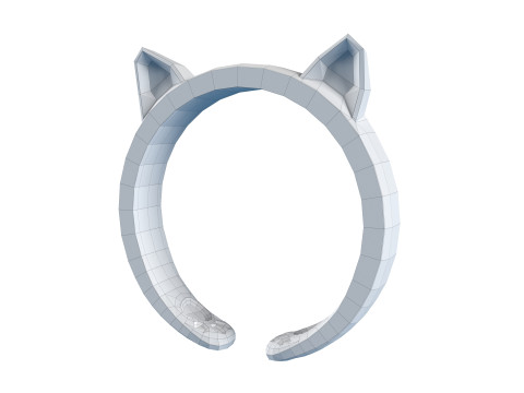 Cat Ring 3D Print Model