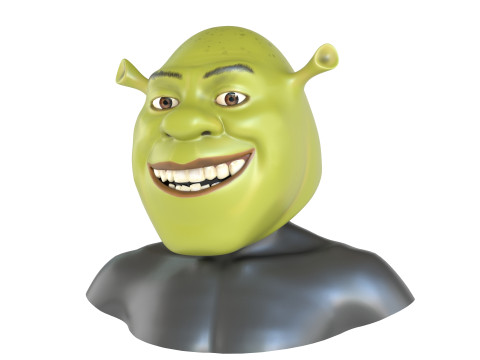Shrek - Helmet Modelo de Impressão 3D