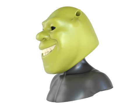 Shrek - Helmet 3Dプリントモデル