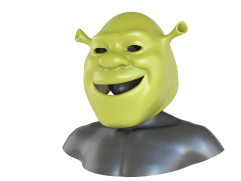 Shrek - Helmet 3Dプリントモデル