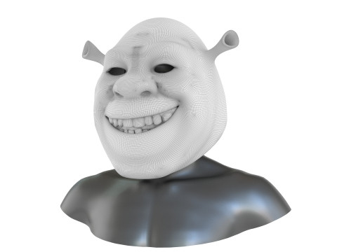 Shrek - Helmet 3Dプリントモデル