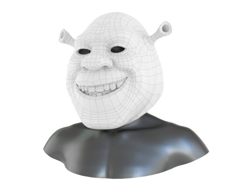Shrek - Helmet 3Dプリントモデル