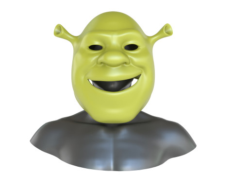 Shrek - Helmet 3Dプリントモデル