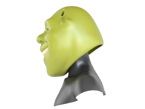 Shrek - Helmet 3Dプリントモデル
