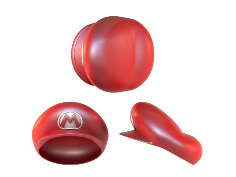 Mario Cap Modello di stampa 3D