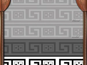 ancient architectural pattern 01  hand made CG Textures
