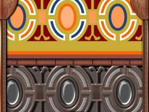 ancient architectural pattern 02  hand made CG Textures