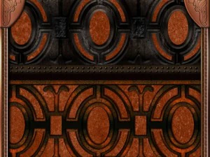 ancient architectural pattern 02  hand made CG Textures