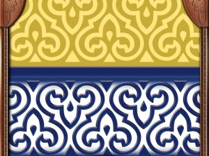 ancient architectural pattern 03  hand made CG Textures