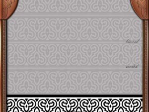ancient architectural pattern 03  hand made CG Textures