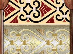 ancient architectural pattern 04  hand made CG Textures