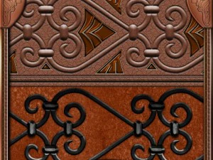 ancient architectural pattern 04  hand made CG Textures