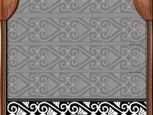 ancient architectural pattern 04  hand made CG Textures