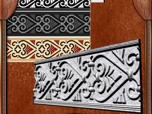 ancient architectural pattern 04  hand made CG Texturen