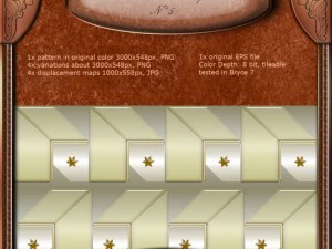 старовинний архітектурний візерунок 05 ручної роботи CG Текстури