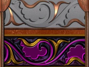 ancient architectural pattern 06  hand made CG Textures