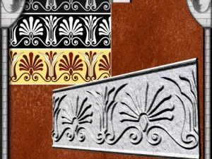 ancient architectural pattern 01  greece CG Textures