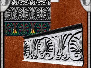 ancient architectural pattern 03  greece CG 텍스쳐