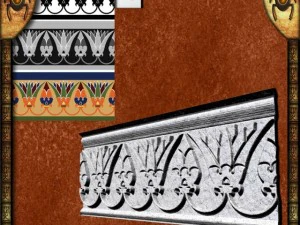 ancient architectural pattern 05  egypt CG Textures