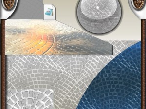 mosaic floor  hand made CG टेक्स्चर्स