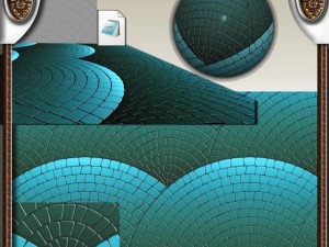 mosaic floor  hand made CG टेक्स्चर्स