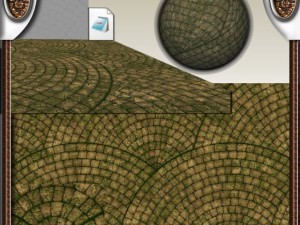 mosaic floor  hand made CG टेक्स्चर्स
