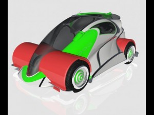 mini car Modèle 3D