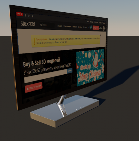 tv 3D Модель .c4d .max .obj .3ds .fbx .stl .blend 
