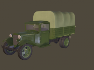 gaz aa 3D 모델