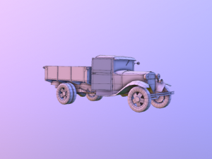 gaz aa 3D 모델