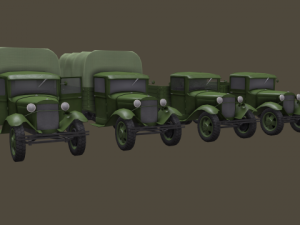 gaz aa 3D 모델