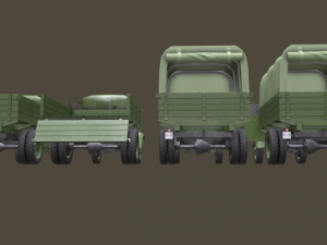 gaz aa 3D 모델
