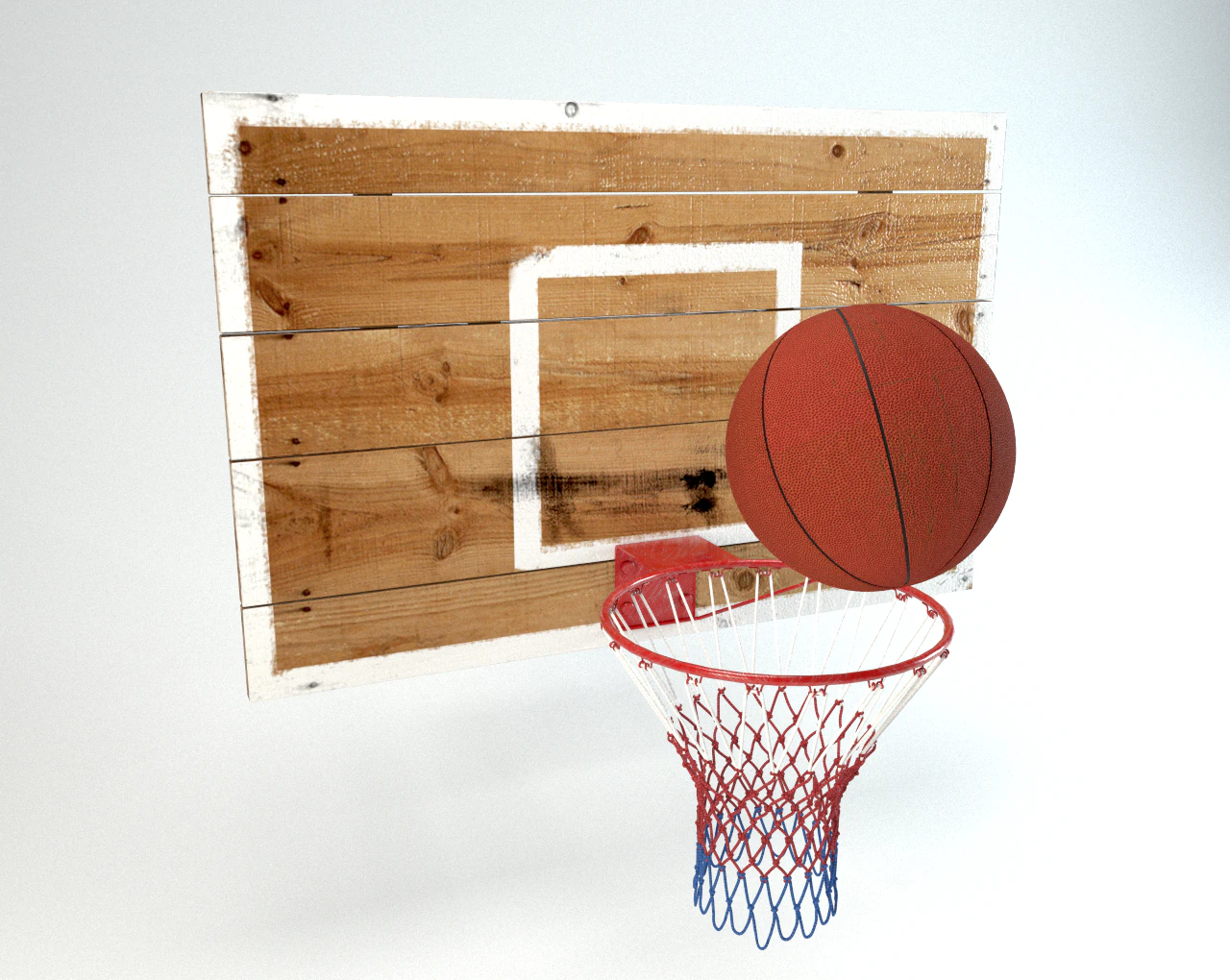basketball hoop 3D Model .c4d .max .obj .3ds .fbx .stl .blend