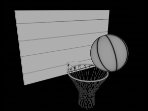 basketball hoop Modèle 3D