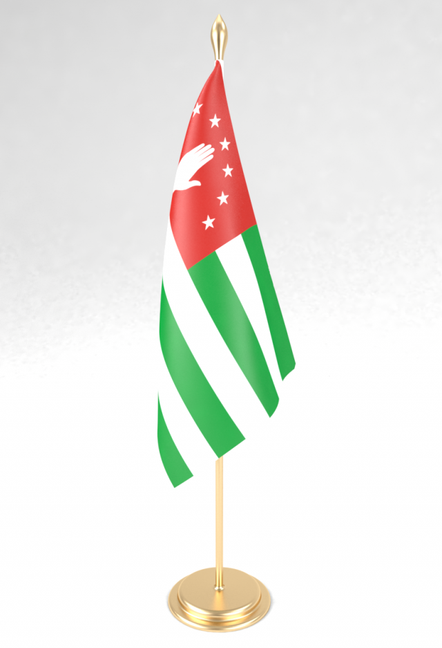office flag abkhazia Model 3D .c4d .max .obj .3ds .fbx .stl .blend 