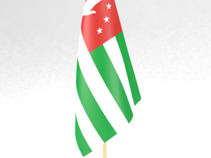 office flag abkhazia 3D Модель