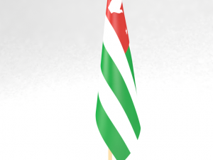 office flag abkhazia Model 3D