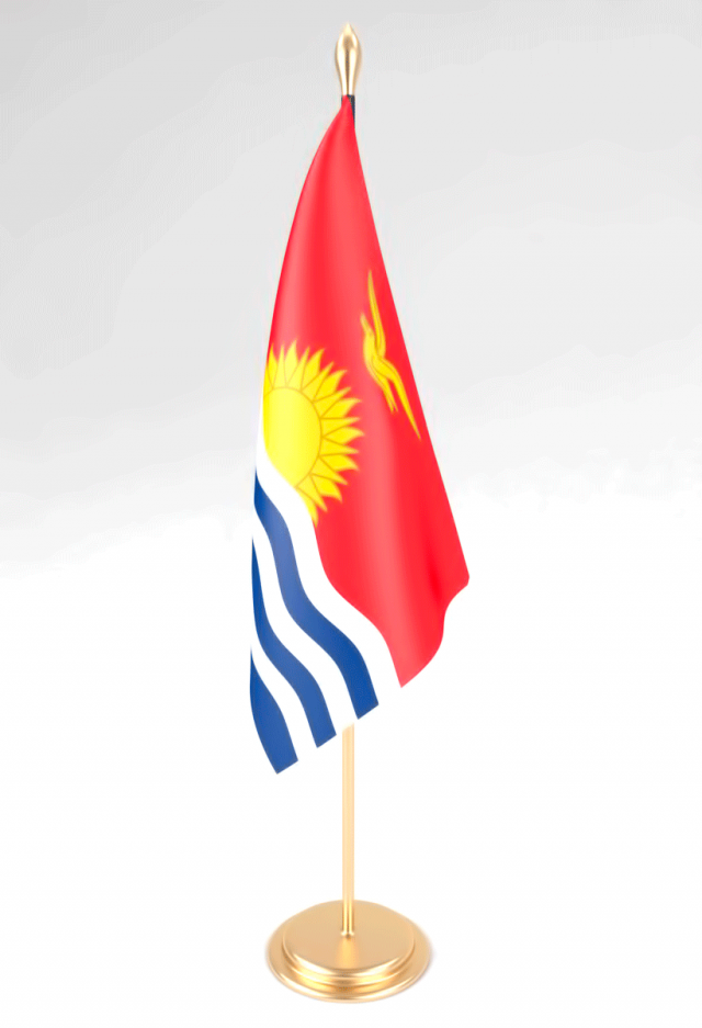 office flag kiribati 3Dモデル .c4d .max .obj .3ds .fbx .stl .blend 